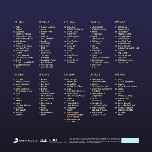 5LP / Various / Now That's What I Call Eurovision Song Co... / Vinyl