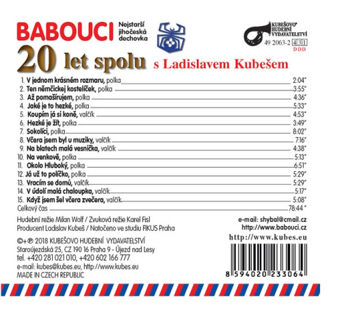 CD / Babouci / 20 let spolu s Ladislavem Kube�em