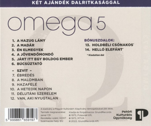 CD / Omega / Omega 5