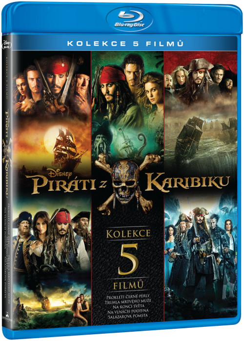 Blu-Ray / FILM /  Pir�ti z Karibiku 1-5 / 5Blu-Ray