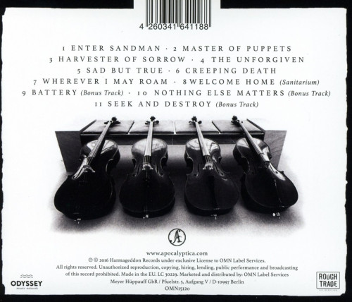 CD / Apocalyptica / Plays Metallica / Bonusy