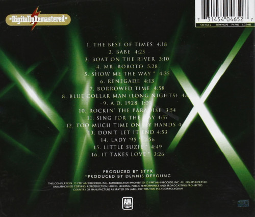 CD / Styx / Best Of Times