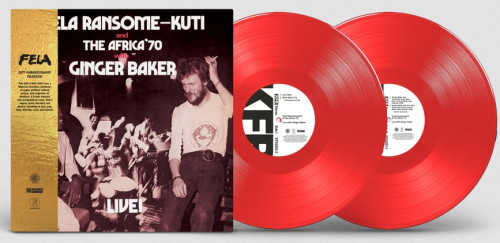 2LP / Kuti Fela / Live! With Ginger Baker / Red / Vinyl / 2LP