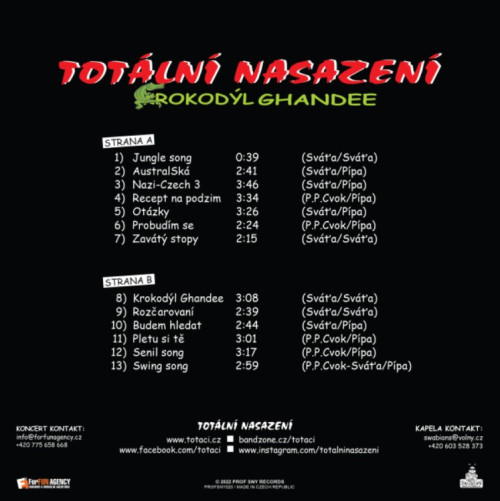 LP / Tot�ln� Nasazen� / Krokod�l Ghandee / Vinyl