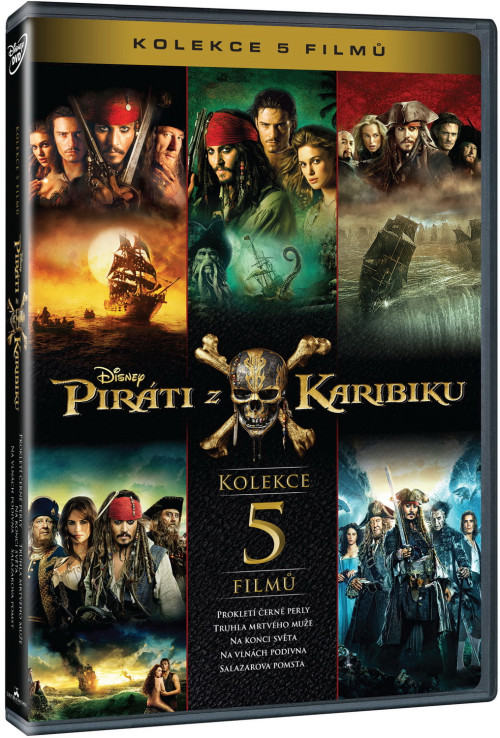 5DVD / FILM / Pir�ti z Karibiku 1-5 / 5DVD