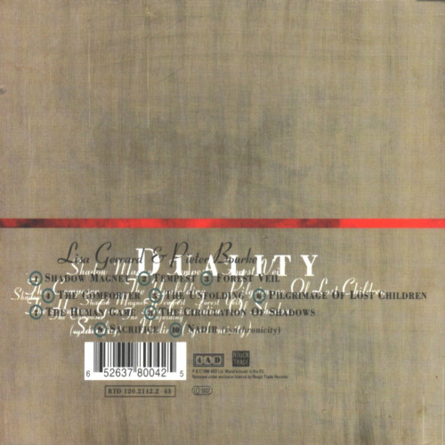 CD / Gerrard Lisa / Duality