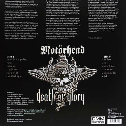 LP / Mot�rhead / Death Or Glory / Vinyl