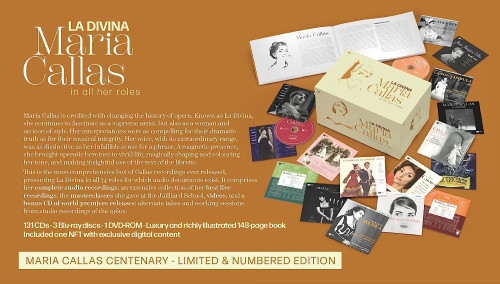 CD/BRD / Callas Maria / La Divina:Maria Callas In All.. / 131CD+3BRD+DVD