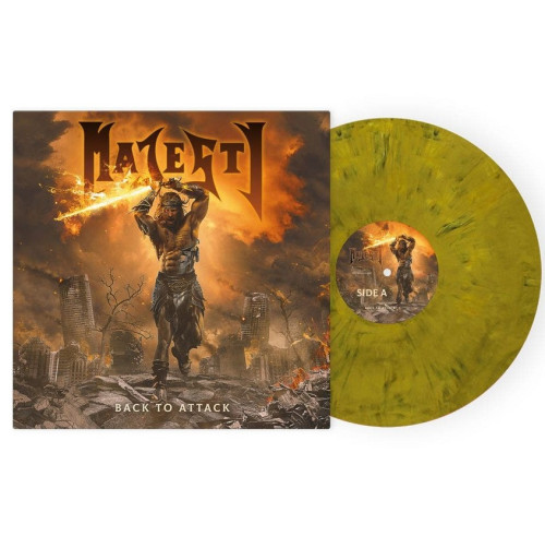 LP / Majesty / Back To Attack / Orange,White Marbled / Vinyl