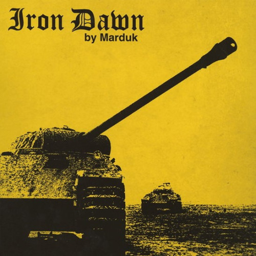 SP / Marduk / Iron Dawn / Yellow Black Splatter / Single / Vinyl