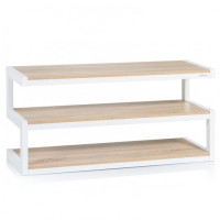 HIFIHIFI / Hi-Fi stolek / Norstone:Esse AV / White / OAK