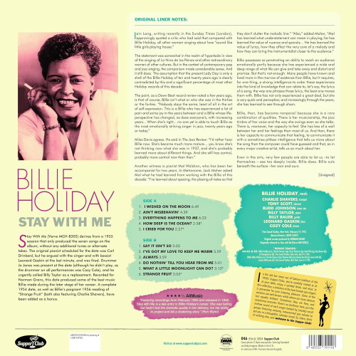 LP / Holiday Billie / Stay With Me / Vinyl