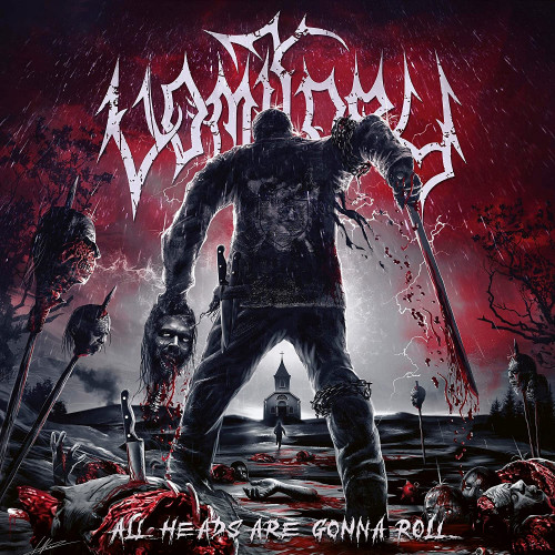 LP / Vomitory / All Heads Are Gonna Roll / Crimson Red Marbled / Vinyl