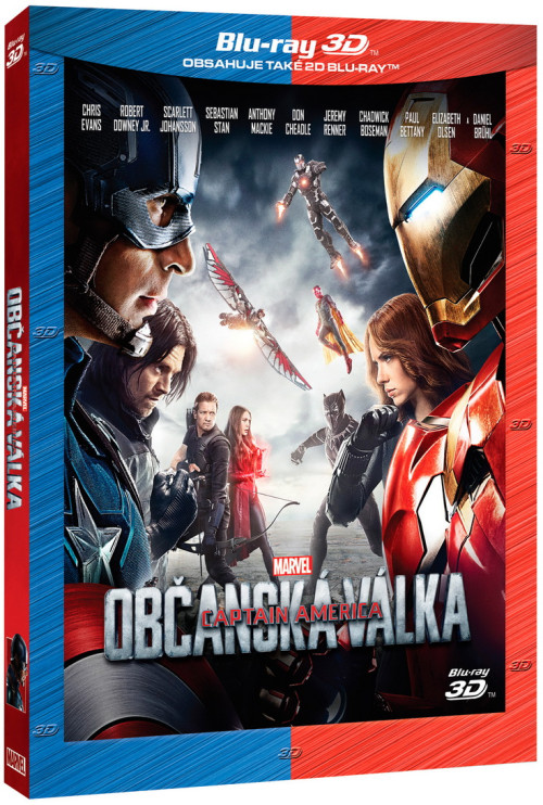 3D Blu-Ray / FILM /  Captain America:Ob�ansk� v�lka / 3D+2D 2Blu-Ray