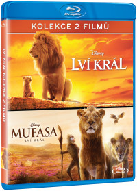 Blu-RayFILM /  Lv� kr�l 2019+Mufasa:Lv� kr�l / Kolekce / 2Blu-Ray