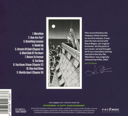 CD / Saga / Marathon / Reissue / Digipack