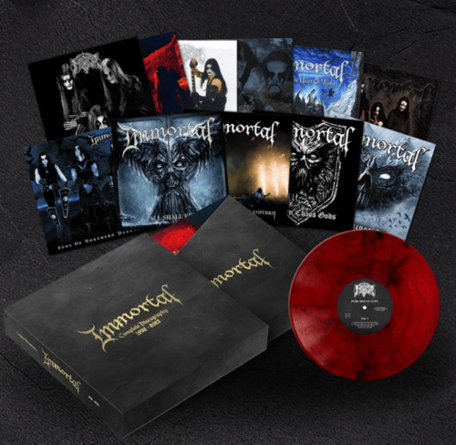 11LP / Immortal / Complete Discography 92-2023 / Box / Red / Vinyl / 11LP