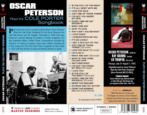 CD / Peterson Oscar / Plays the Cole Porter Songbook / Limited