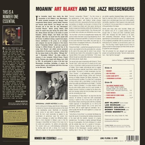 LP / Blakey Art & Jazz Messengers / Moanin' / Vinyl