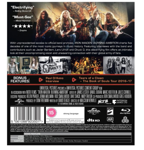 Blu-Ray / Iron Maiden / Burning Ambition / Blu-ray