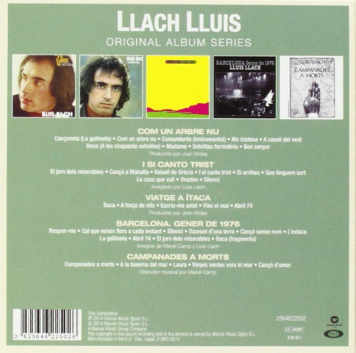 5CD / Llach Lluis / Original Album Series / 5CD