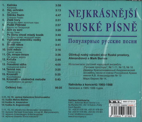 CD / Various / Nejkr�sn�j�� rusk� p�sn�