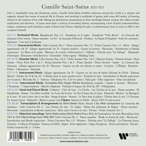 CD / Saint Saens Camille / Camille Saint-Saens Edition / Box / 34CD