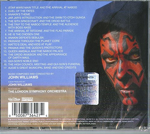 CD / OST / Star Wars:Phantom Menace / John Williams