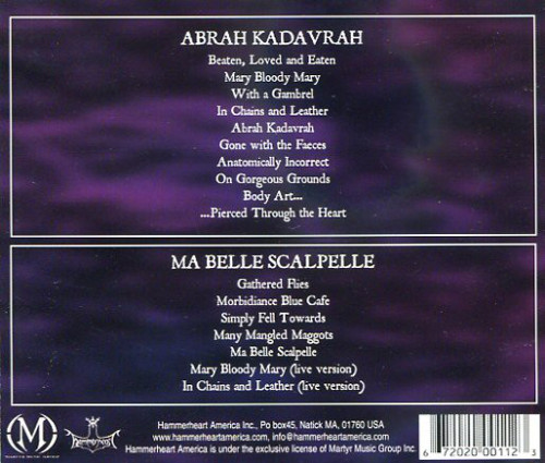 CD / Defleshed / Abrah Kadavrah / Ma Belle Scalpelle