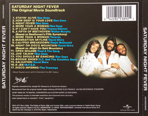 CD / OST / Saturday Night Fever / Hore�ka sobotn� noci / Bee Gees