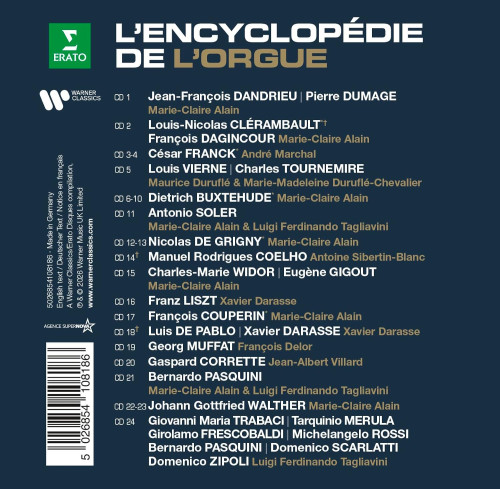 CD / Various / L'Encyclop�die De L'Orgue / Box Set / 46CD