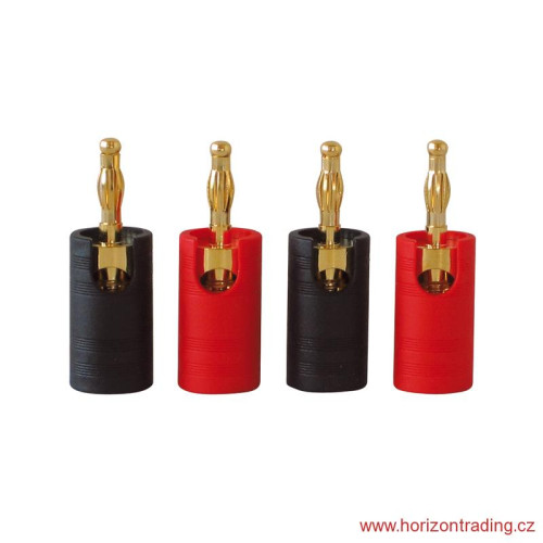 HIFI / HIFI / Koncovky Dynavox Banana Set / Ban�nky / 4ks