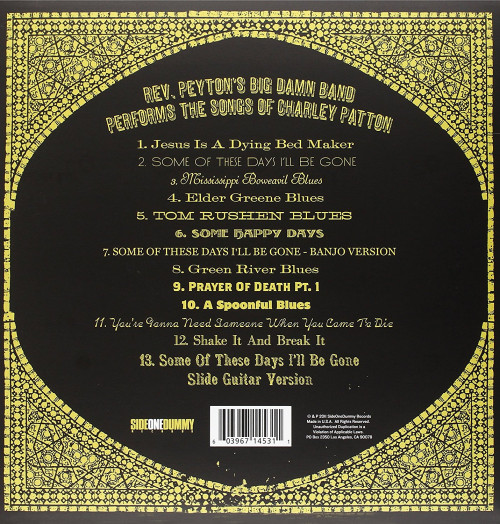 LP / Reverend Peyton's Big Dam / Peyton On Patton / Vinyl