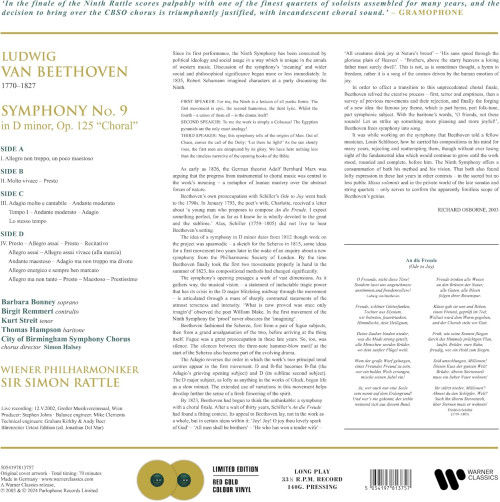 2LP / Rattle Simon & Wiener Philhar. / Beethoven:Sympho..No.9 / Vinyl
