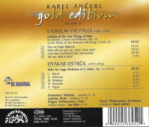 CD / An�erl Karel / Gold Edition Vol.35 / Vycp�lek