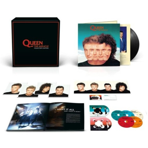 LP/CD / Queen / Miracle / Super Deluxe / Box / Vinyl / LP+5CD+Blu-Ray+DVD