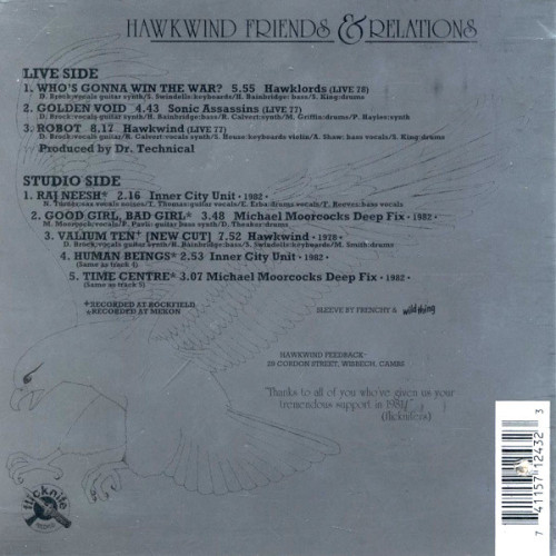 CD / Hawkwind / Friends & Relation / Digipack / Cut-Out