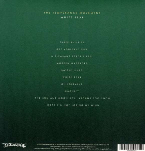 LP / Temperance Movement / White Bear / Vinyl