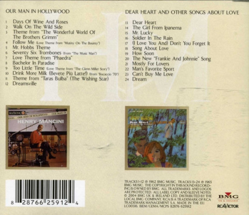 CD / Mancini Henry / Our Man Hollywood / Dear Heart