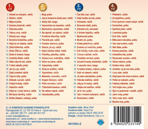 4CD / Veselka / Vr�sek se neboj�m / T�mov� Blanka / 4CD