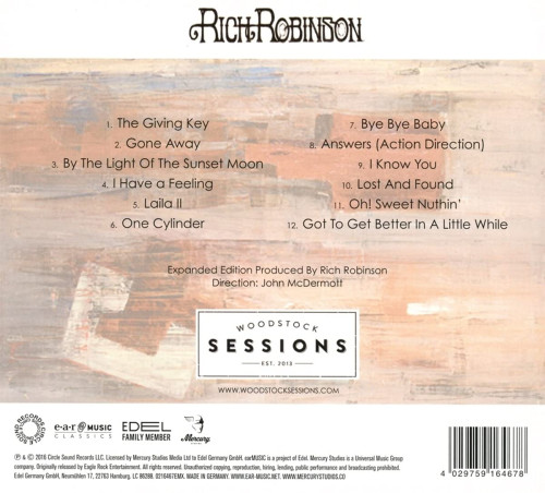 CD / Robinson Rich / Woodstock Sessions Vol. 3 / Digipack / 2021
