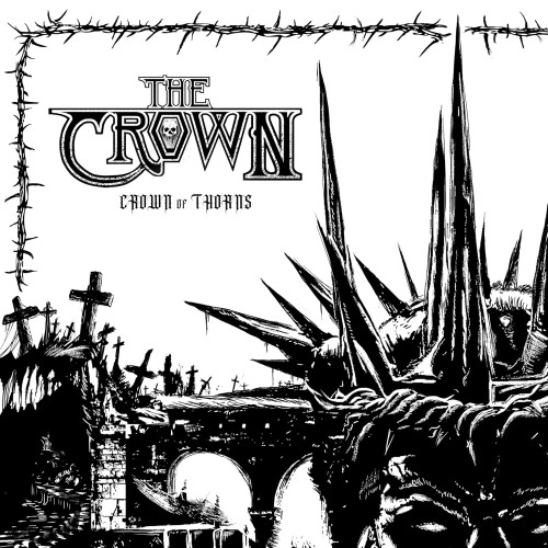 LP / Crown / Crown Of Thorns / White,Black Marbled / Vinyl