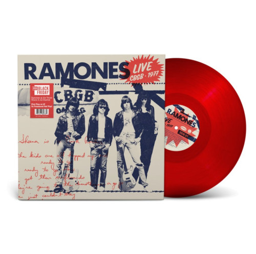 LP / Ramones / Live At CBGB,1977 / RSD 2025 / Red / Vinyl