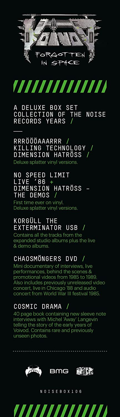LP/DVD / Voivod / Forgotten In Space / Box / Vinyl / 6LP+DVD