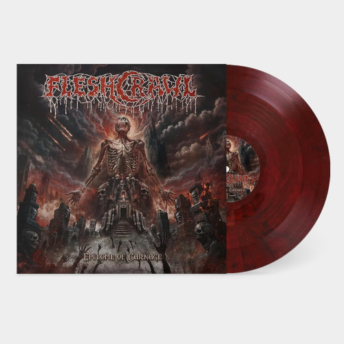 LP / Fleshcrawl / Epitome Of Carnage / Marbled / Vinyl
