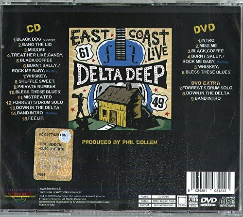 CD/DVD / Delta Deep / East Coast Live / CD+DVD