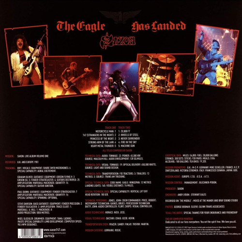 LP / Saxon / Eagle Has Landed Live / Vinyl