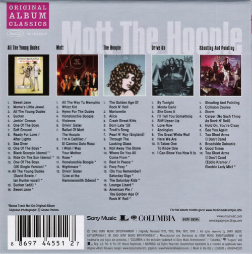 5CD / Mott The Hoople / Original Album Classics / 5CD