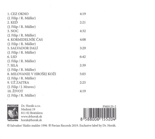 CD / Filip Jaro / Cez okno / Digipack
