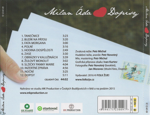 CD / �da Milan / Dopisy